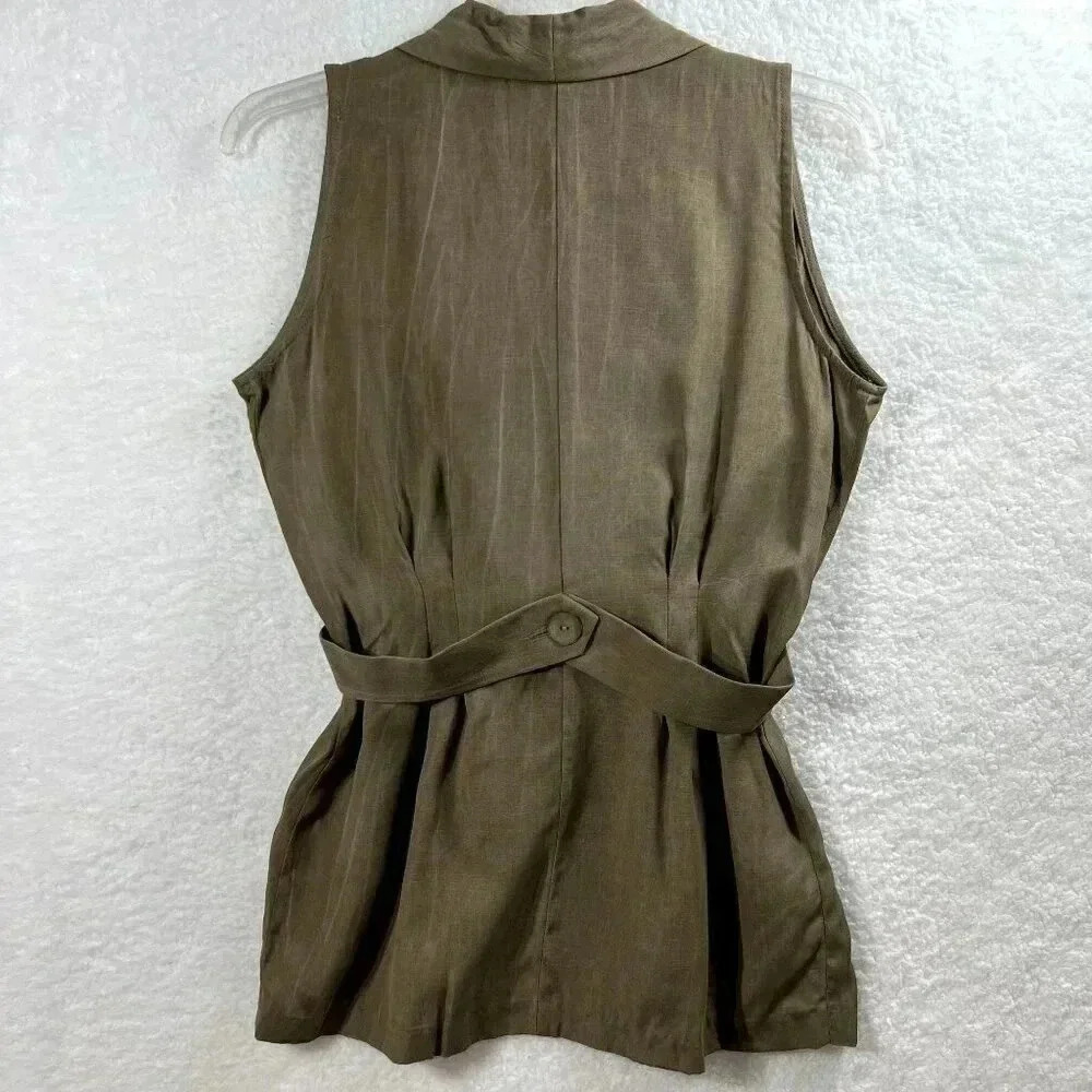 All That Jazz Vintage Womens Top/Jacket Pant Suit size 9/10 Minimalist - Picture 12 of 16